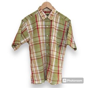 Patagonia Short Sleeve Seersucker Shirt Men's Small